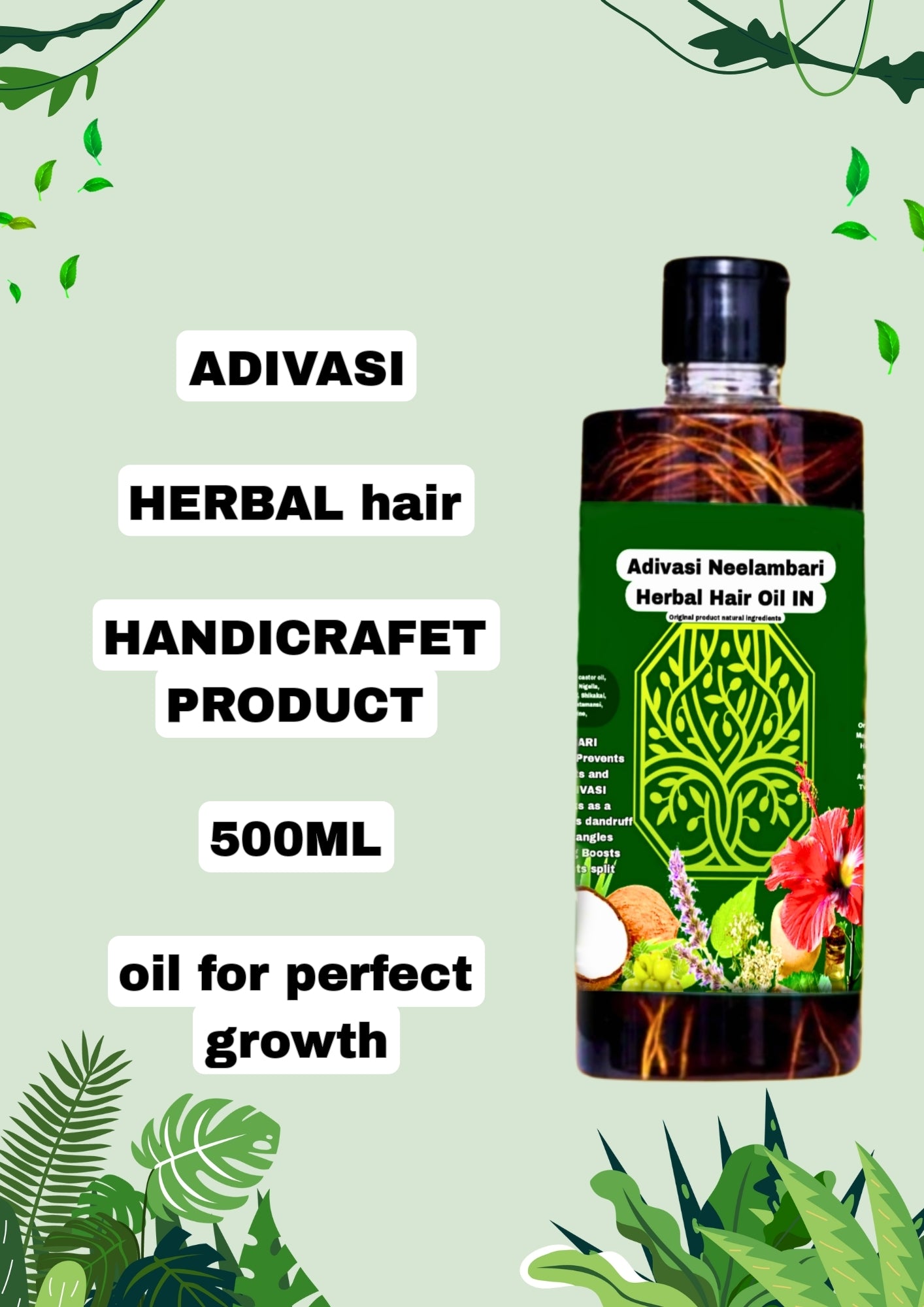 Adivasi Herbal hair oil